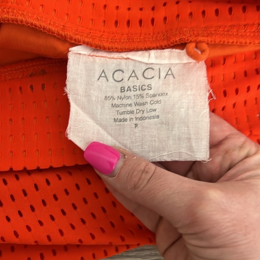 Acacia Swimwear Red Mini Skirt - Picture 5 of 5